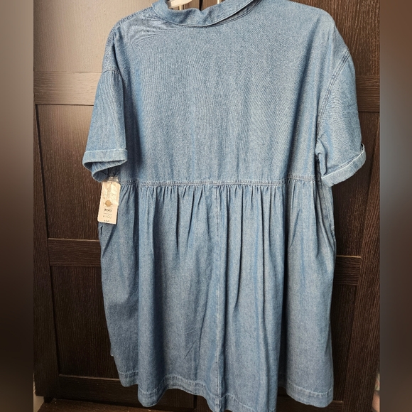 100% Cotton Casual Shirt Dress - Picture 2 of 7
